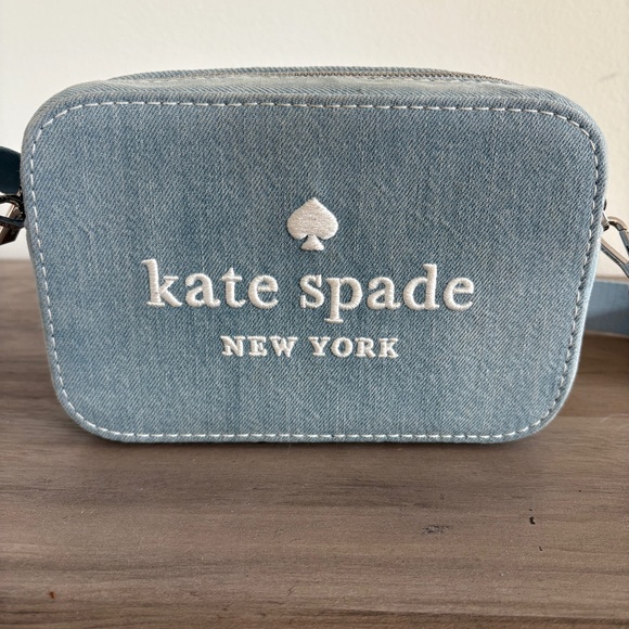 Kate Spade Denim Crossbody - Picture 1 of 7